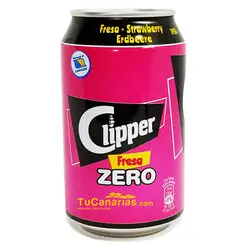 Refresco Clipper de Fresa Zero 330 cc