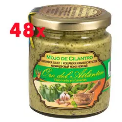 48 unidades Mojo Cilantro Oro Atlantico 250 ml