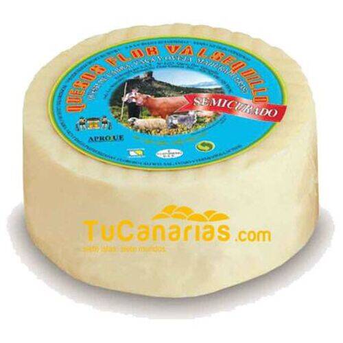 Valsequillo Cheese Medium Cured 500 gr. Gold World 2009 Canary Products Valsequillo Cheese Medium Cured 500 gr. Gold World 2009