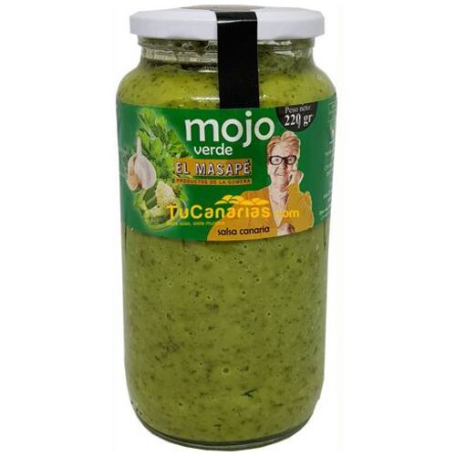 Canary Products Mojo Green Sauce Artisan El Masape 1 Kg. La Gomera