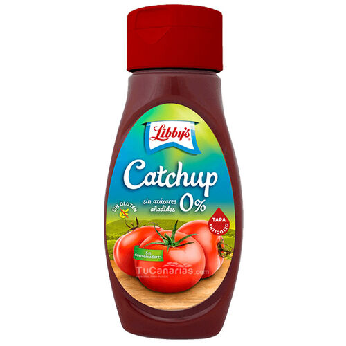 Kanaren produkte Tomatensauce Libbys Catchup Ketchup 450g Zero 