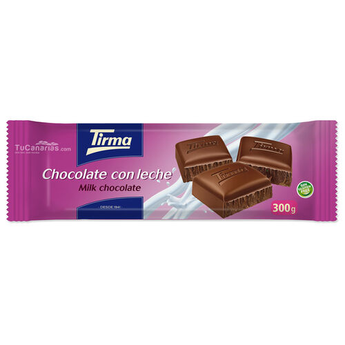 Chocolate con Leche Tirma Maxi 300g TuCanarias.com