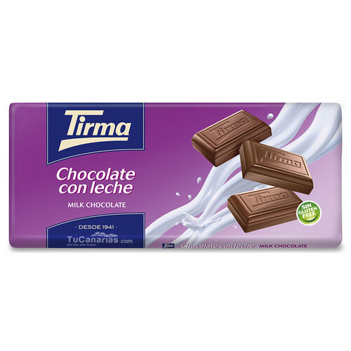 Chocolate con Leche Tirma 75g TuCanarias.com