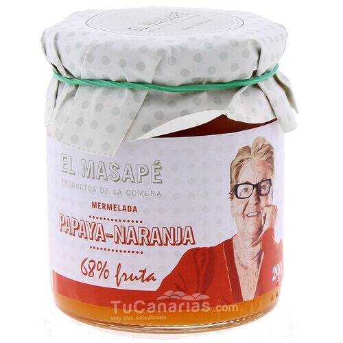 Canary Products Papaya Oranje Jam Masape Natural 290g