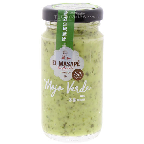 Canary Products Mojo Green Sauce Artisan El Masape 100g