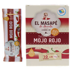 Mojo Rojo Artesano Masape Caja monodosis 10x15g - 150g