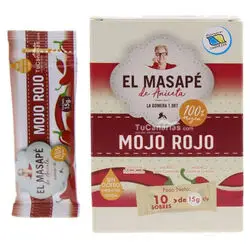 Rote Mojo Masape Box 10 x 15g Einzeldosis 150g 