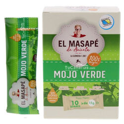 Mojo Verde Artesano Masape Caja 10 monodosis x 15g