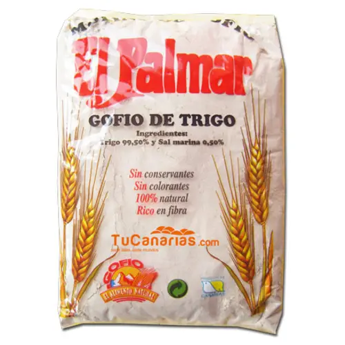 Productos Canarios Gofio canarias de Trigo El Palmar 1Kg