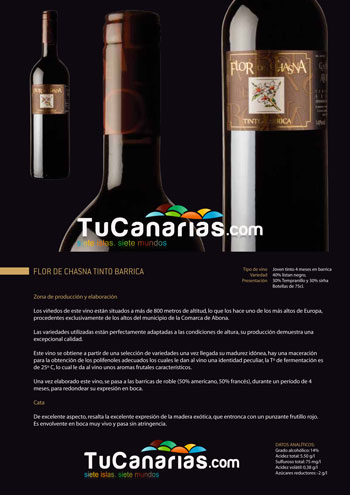 Flor de Chasna Tinto Barrica